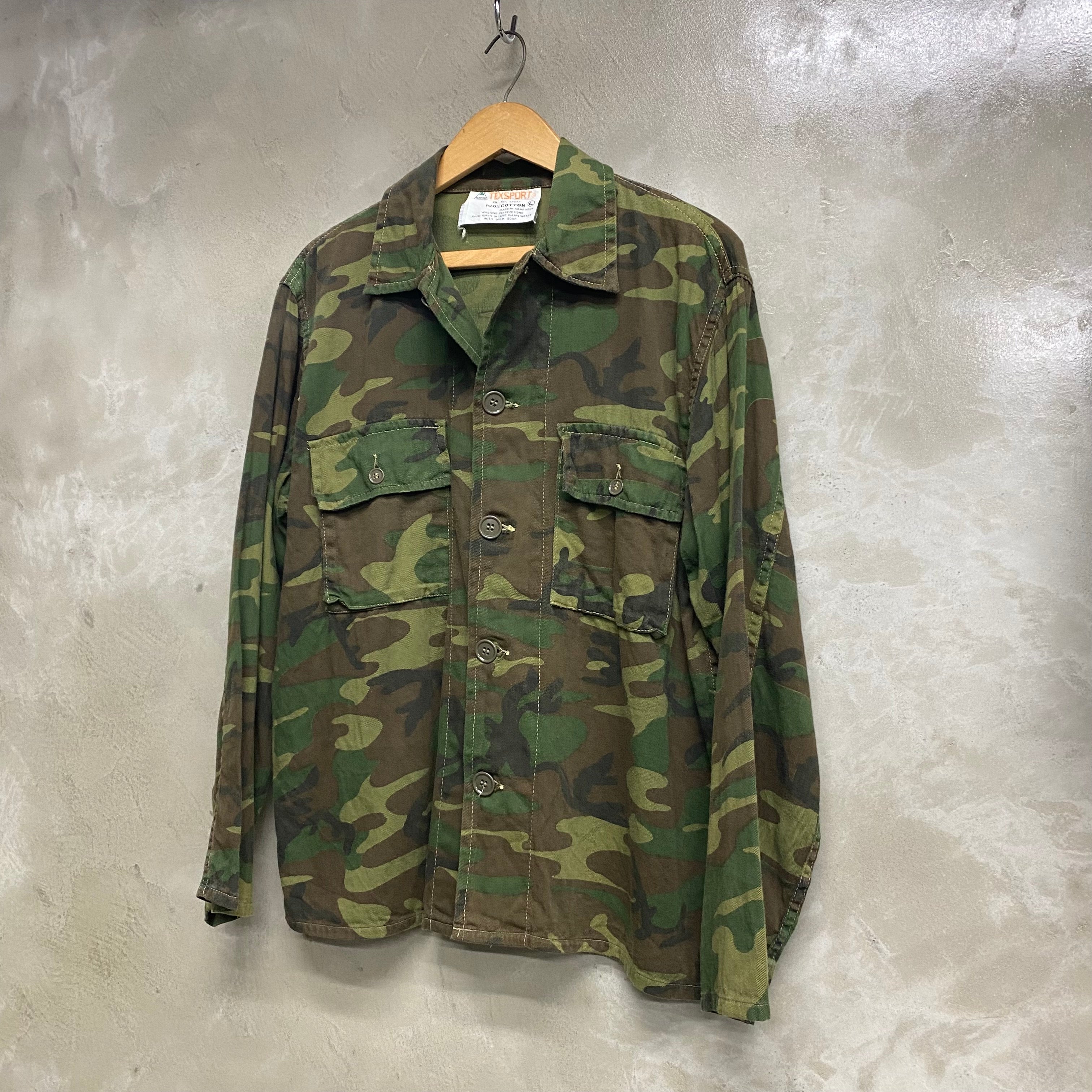 [ ONLY ONE ! ] TEXSPORT 70's - 80's CAMOUFLAGE JACKET / Mr.Clean Select