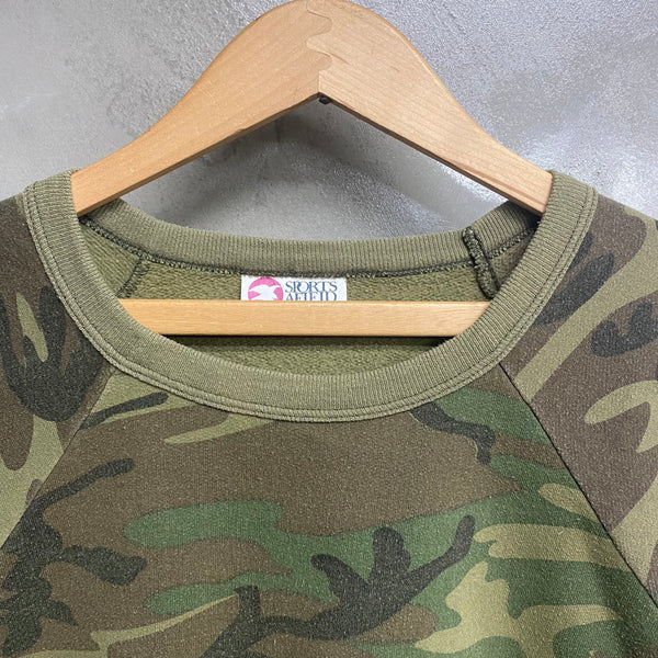 [ ONLY ONE ! ]  SPORTS AFIELD 80's- CAMOUFLAGE SWEAT SHIRT / Mr.Clean Select