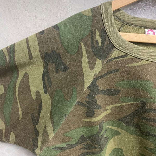 [ ONLY ONE ! ]  SPORTS AFIELD 80's- CAMOUFLAGE SWEAT SHIRT / Mr.Clean Select