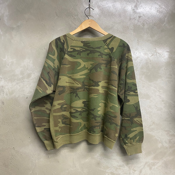 [ ONLY ONE ! ]  SPORTS AFIELD 80's- CAMOUFLAGE SWEAT SHIRT / Mr.Clean Select