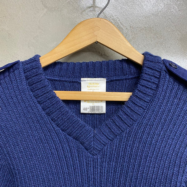 [ ONLY ONE ! ]  COMMAND V-NECK SWEATER / U.S.MILITARY