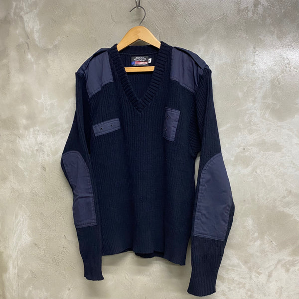 [ ONLY ONE ! ]  COMMAND V-NECK SWEATER / U.S.MILITARY