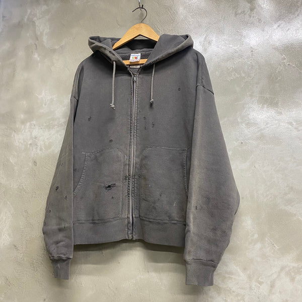 SAINT MICHAEL ZIP PARKA ' DAMAGE ' / Saint Michael