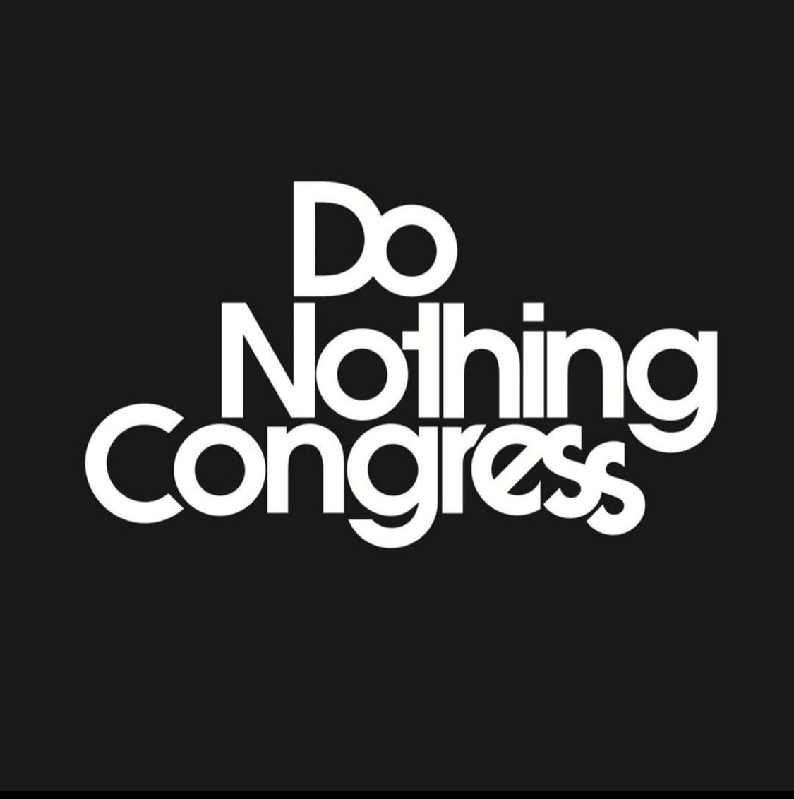 Do Nothing Congress S/S TEE SHIRT DNC x Thomas Lelu Pull  "TODAY I DID NOTING" / Do Nothing Congress