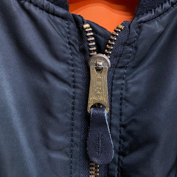 [ ONLY ONE ! ] ALPHA INDUSTRIES INC.  MA-1 ' EMB ' / U.S.MILITARY