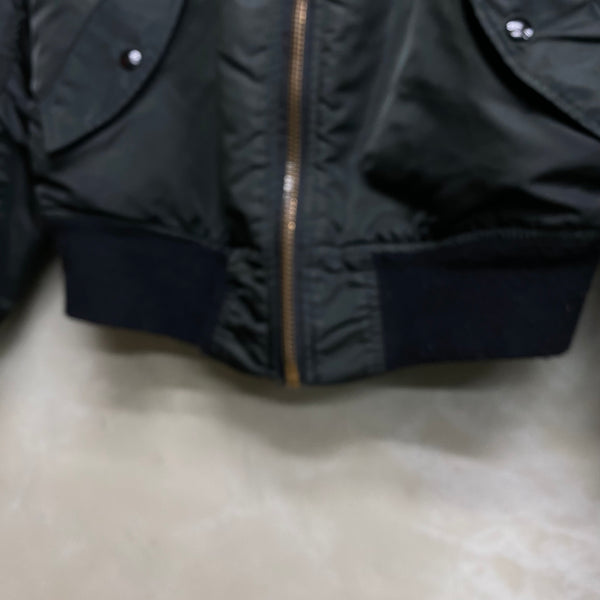 [ ONLY ONE ! ] ALPHA INDUSTRIES INC.  MA-1 ' EMB ' / U.S.MILITARY