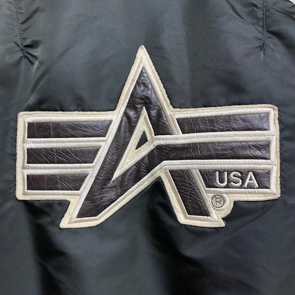 [ ONLY ONE ! ] ALPHA INDUSTRIES INC.  MA-1 ' EMB ' / U.S.MILITARY