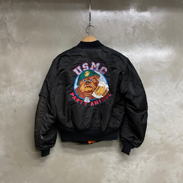 [ ONLY ONE ! ] ALPHA INDUSTRIES INC.  MA-1 ' USMC ' / U.S.MILITARY