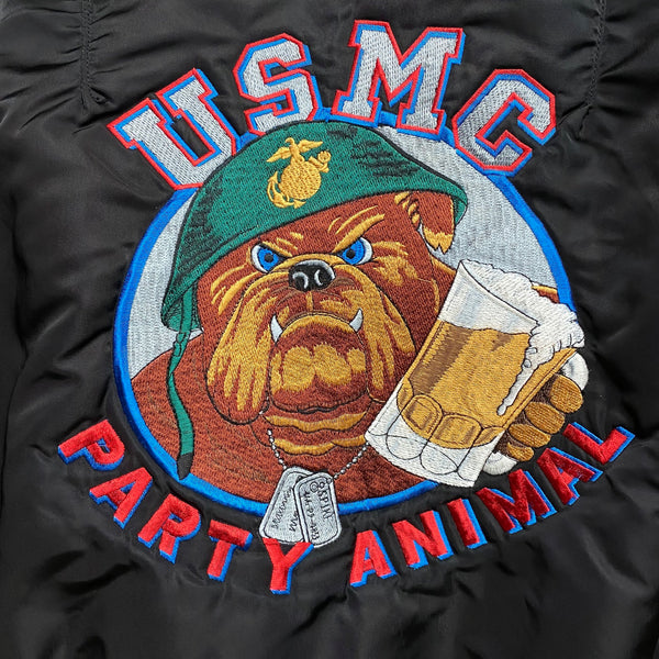 [ ONLY ONE ! ] ALPHA INDUSTRIES INC.  MA-1 ' USMC ' / U.S.MILITARY