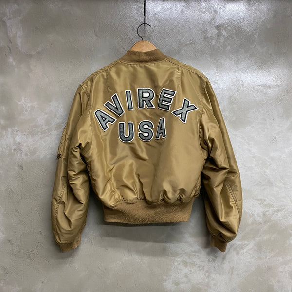 [ ONLY ONE ! ] AVIREX MA-1 ' LOGO ' / U.S.MILITARY