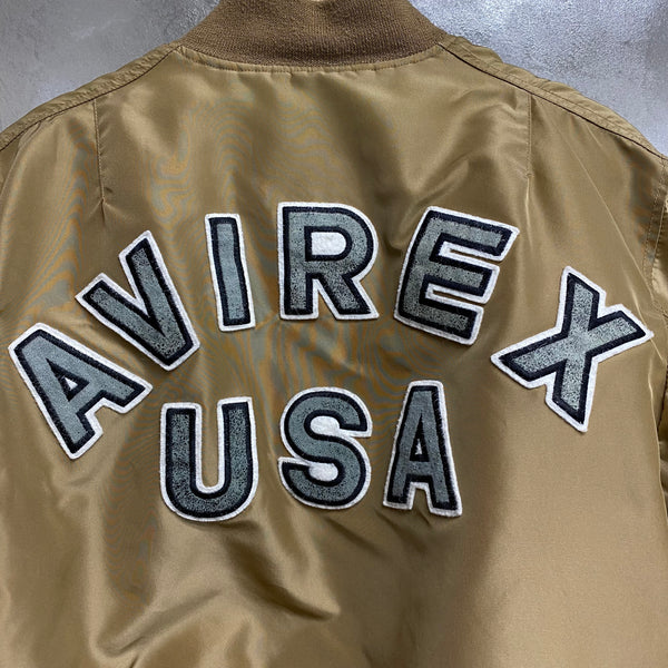[ ONLY ONE ! ] AVIREX MA-1 ' LOGO ' / U.S.MILITARY