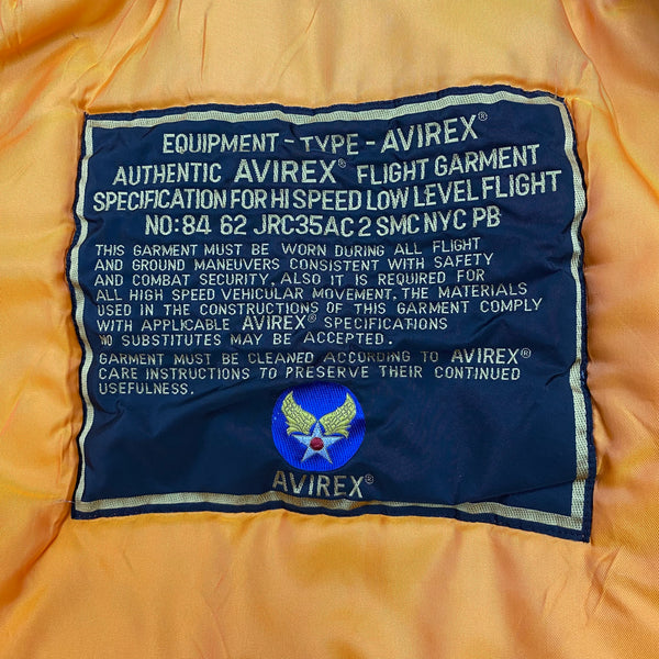 [ ONLY ONE ! ] AVIREX MA-1 ' LOGO ' / U.S.MILITARY