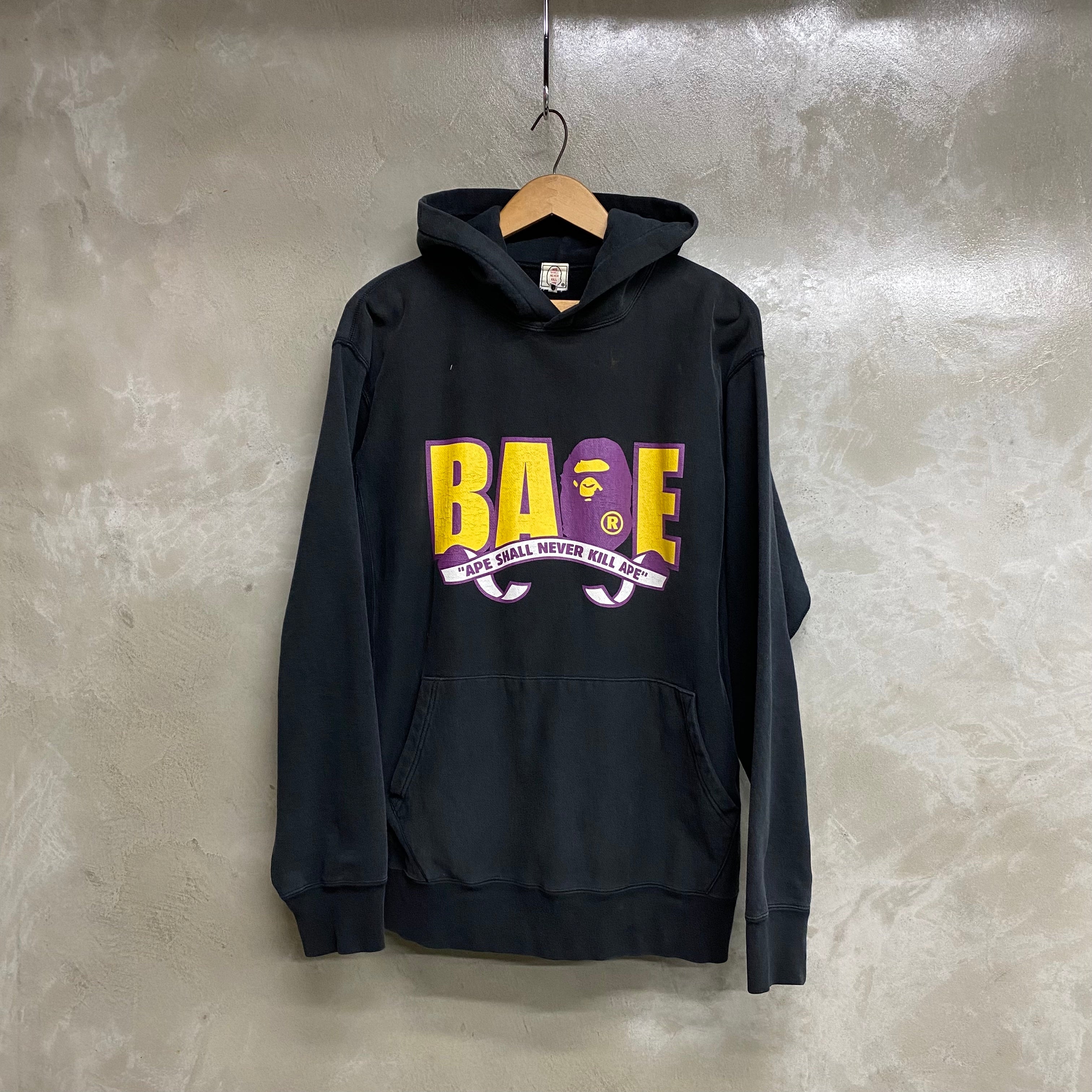 [ USED ] A BATHING APE PULL OVER HOODIE ‘ LAKES COLOR ’ / STREET ARCHIVE PIECES