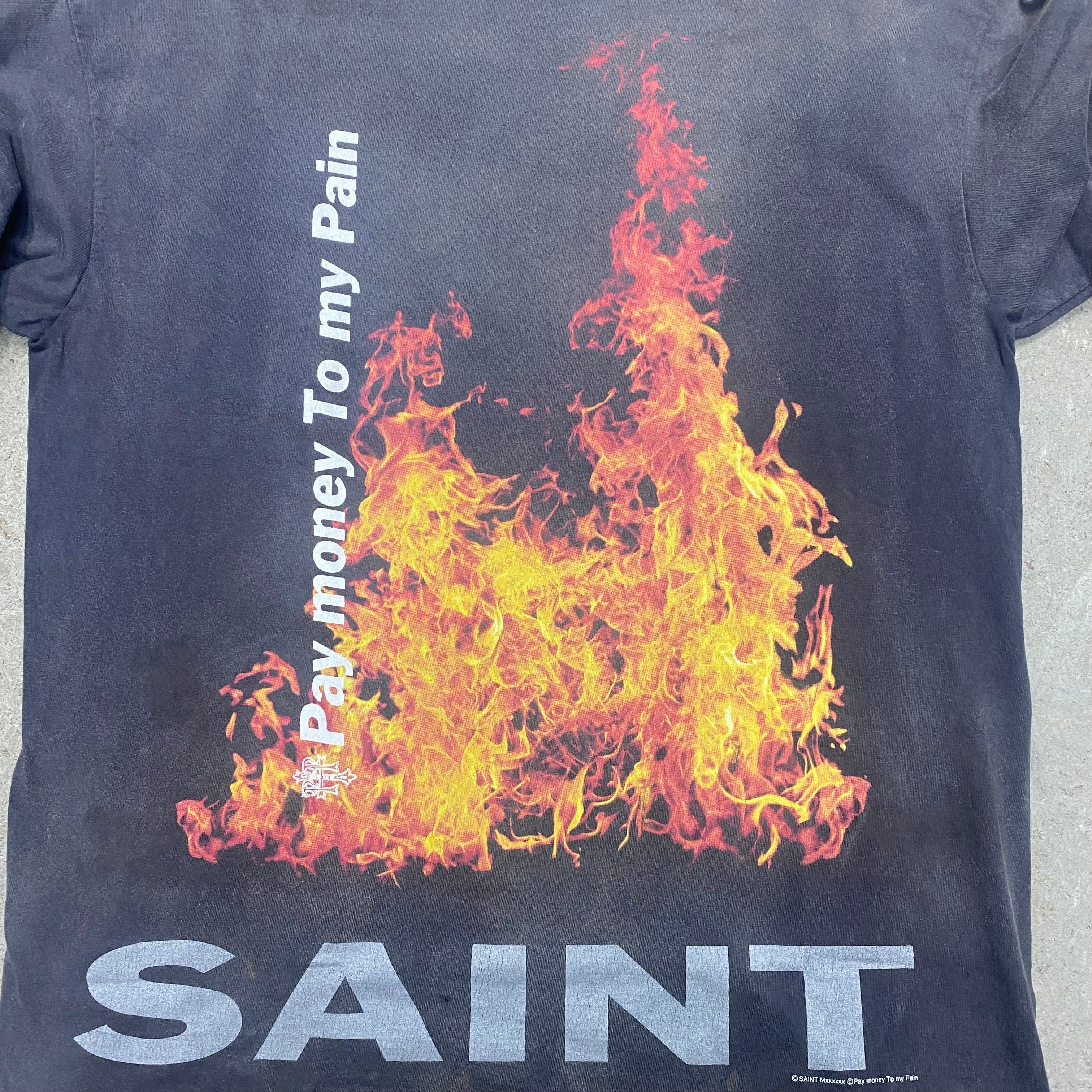 SAINT MICHAEL x Pay money To my Pain LONG SLEEVE T-SHIRTS ' SR TO SS ' -COLLABORATION-/ Saint Michael