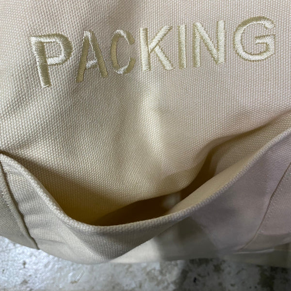 CANVAS UTILITY TOTE BAG / PACKING