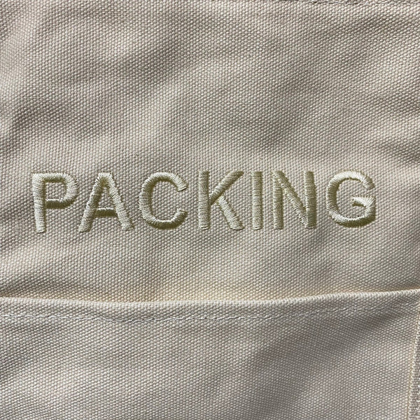 CANVAS UTILITY TOTE BAG / PACKING