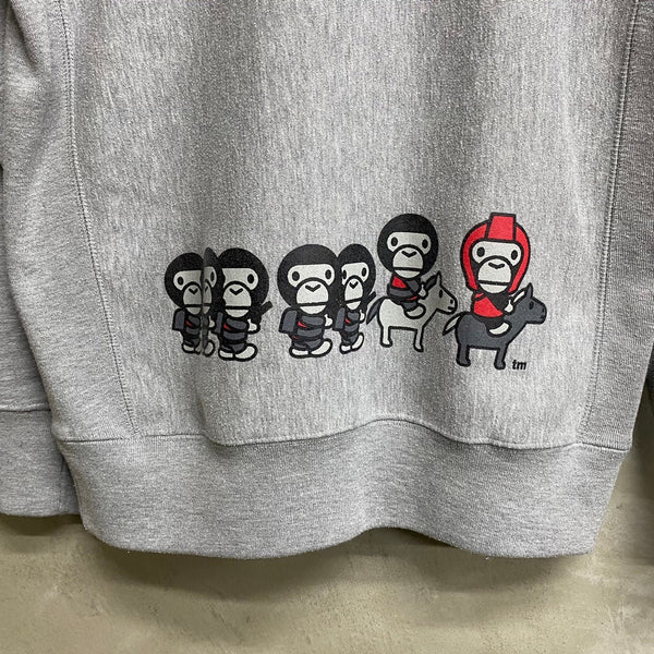 [ ONLY ONE ! ] A BATHING APE CREW NECK SWEAT SHIRT / ARCHIVE
