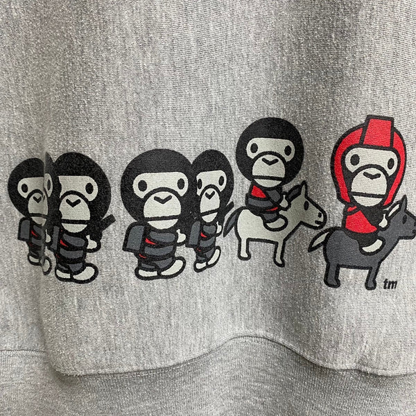 [ ONLY ONE ! ] A BATHING APE CREW NECK SWEAT SHIRT / ARCHIVE