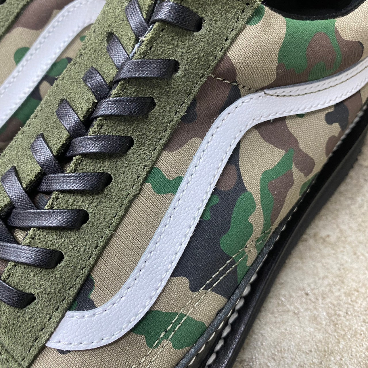 CUSTOM Old Skool " CAMO " -RECOUTURE × VANS × ANEX-