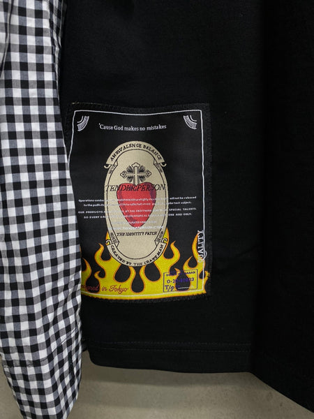 TENDER PERSON GINGHAM LONG SLEEVE T-SHIRTS / TENDER PERSON