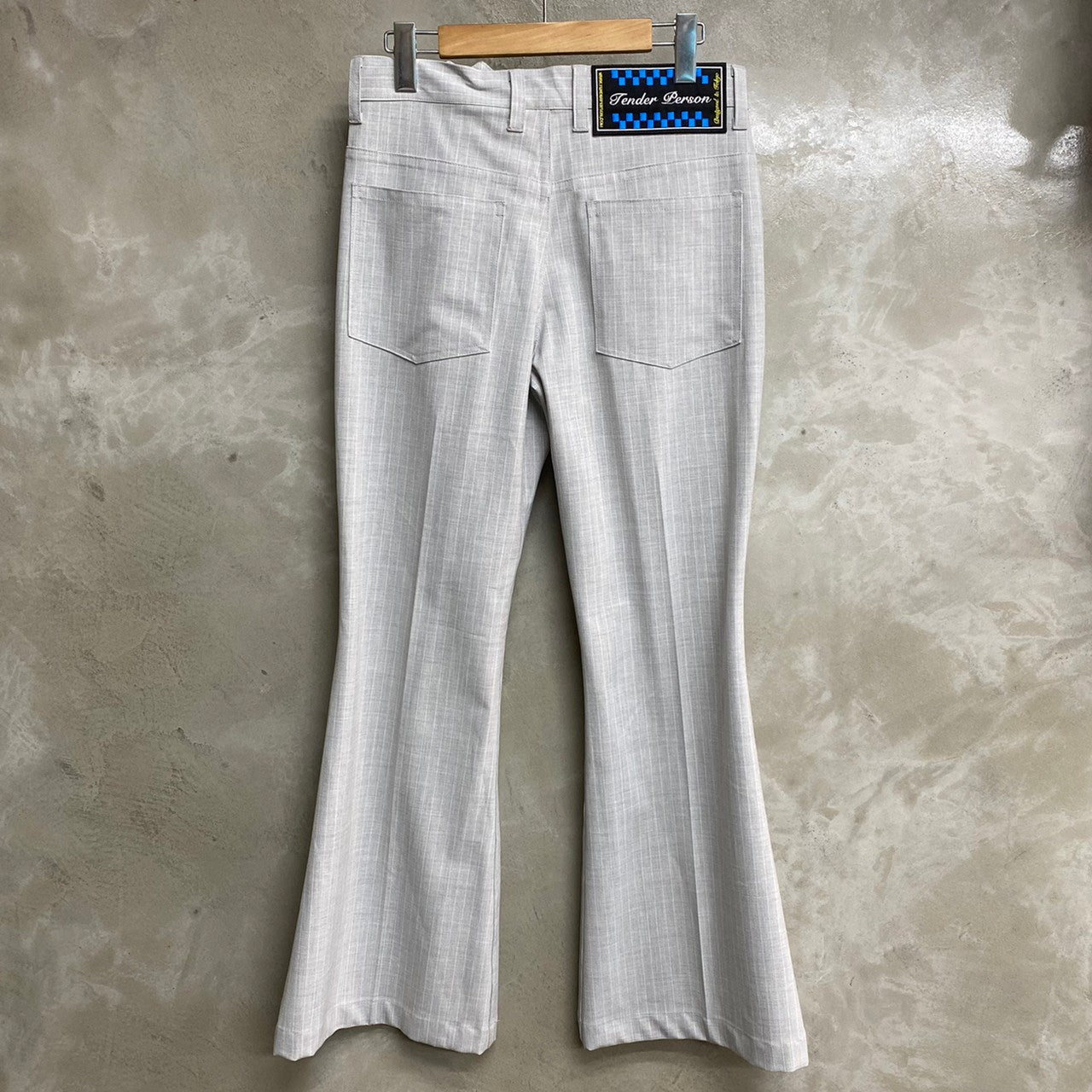 TENDER PERSON STRIPE FLARE PANTS / TENDER PERSON