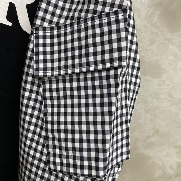 TENDER PERSON GINGHAM LONG SLEEVE T-SHIRTS / TENDER PERSON