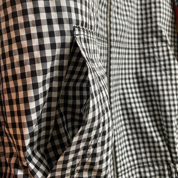 TENDER PERSON GINGHAM ZIP UP HOODIE / TENDER PERSON