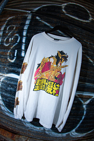 SAINT MICHAEL × CLOT LONG SLEEVE T-SHIRTS ' 聖闘士 ' - COLLABORATION - / Saint Michael
