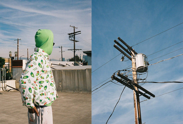 SAINT MICHAEL x DENIM TEARS COACH JKT ' BOXER ' -COLLABORATION- / Saint Michael