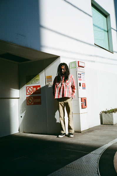 SAINT MICHAEL x SHERMER ACADEMY FLANNEL SHIRT -COLLABORATION-/ Saint Michael