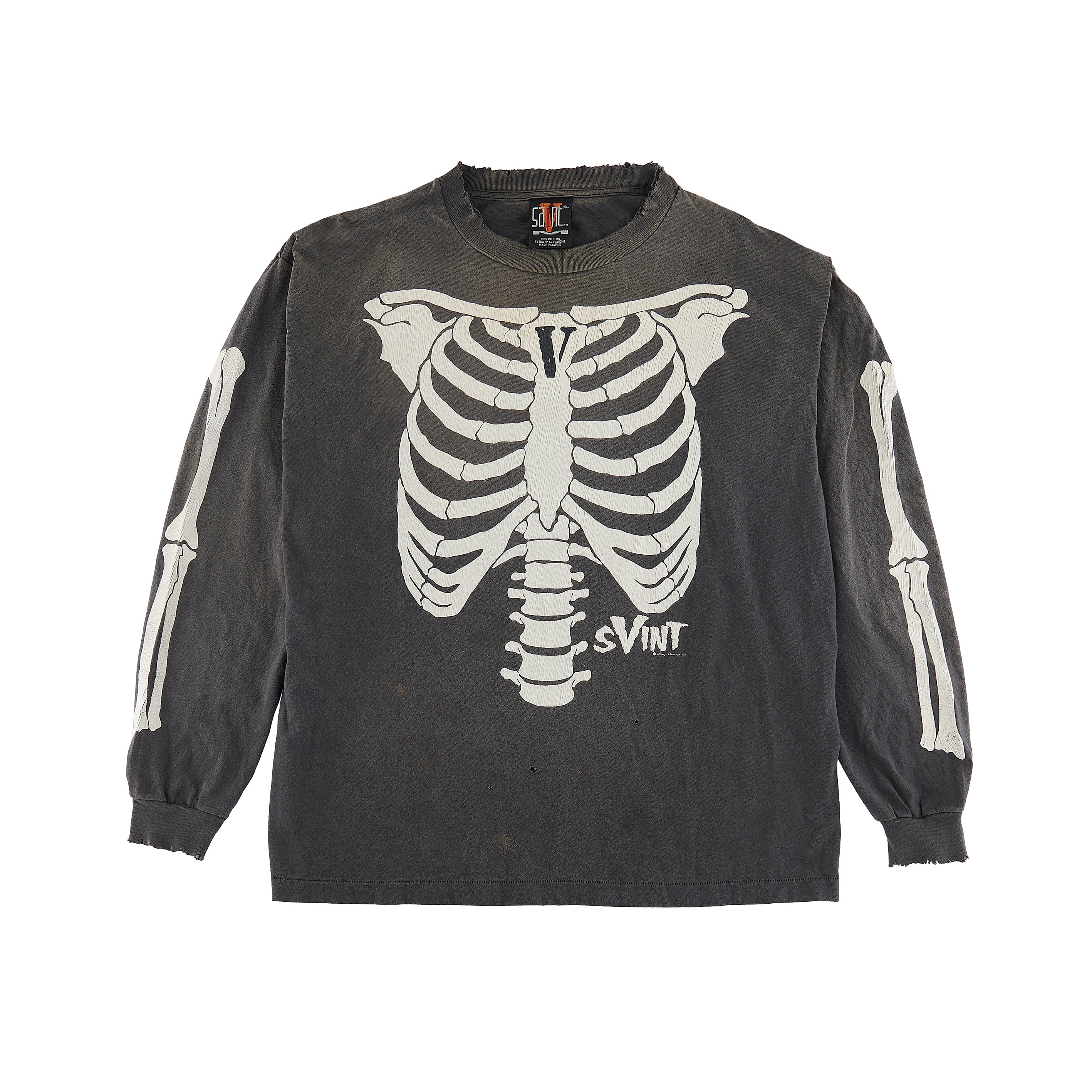 美品 SAINT MICHAEL × VLONE 長袖 Tシャツ 714P▲ セント マイケル - SAINT MICHAEL x VLONE マリア ロング