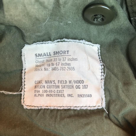 [ ONLY ONE ! ] US ARMED FORCES M-65 Field COAT / Mr.Clean Select