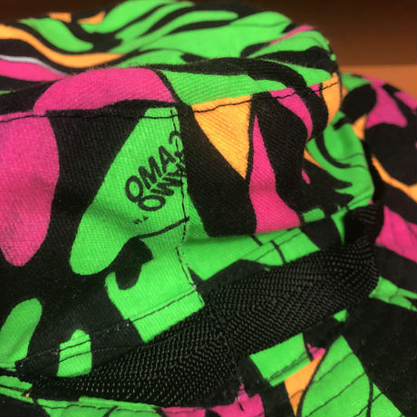 [ ONLY ONE ! ] NEW OLD STOCK JUNGLE NEON COLOR CAMO SUN HAT/ Mr.Clean Select