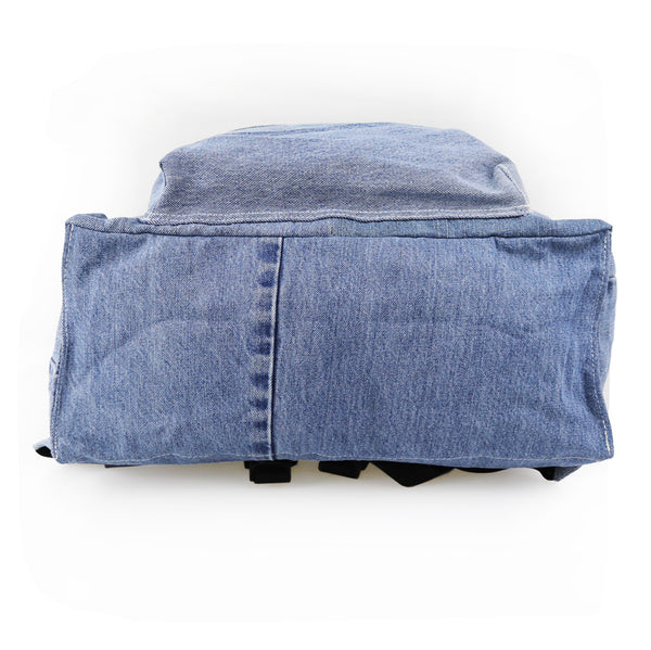 USED DENIM BACKPACK / PACKING