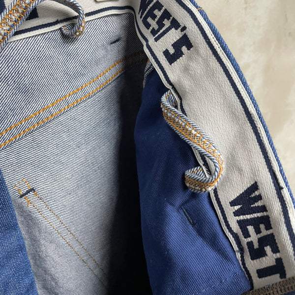 801S DENIM /WEST OVER ALLS