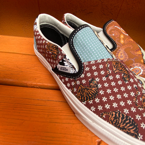 Classic Slip-On / Tiger Patchwork -VANS CLASSIC LINE-