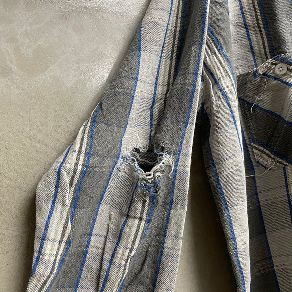 SAINT MICHAEL x SHERMER ACADEMY FLANNEL SHIRT -COLLABORATION-/ Saint Michael