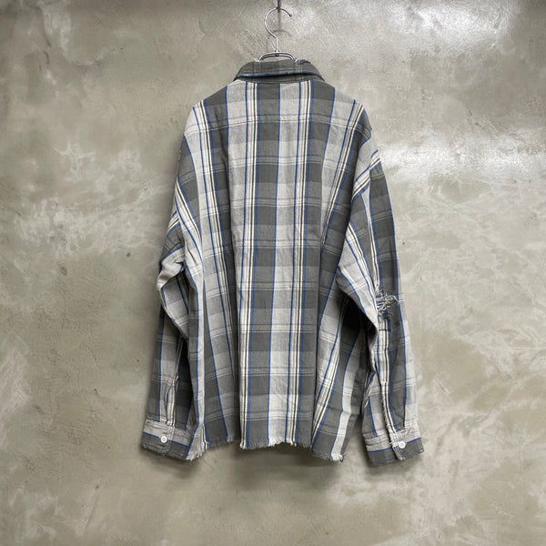 SAINT MICHAEL x SHERMER ACADEMY FLANNEL SHIRT -COLLABORATION-/ Saint Michael