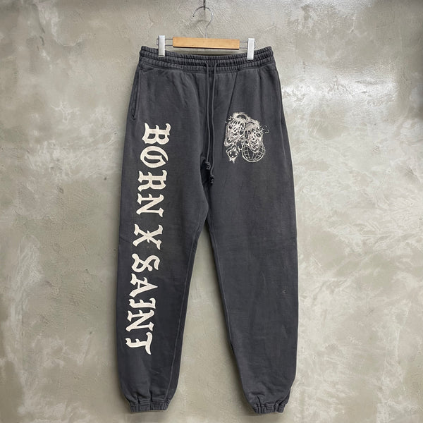 SAINT MICHAEL x BORN X RAISED SWEAT PANTS ' BORN SAINT ' -COLLABORATION-/ Saint Michael