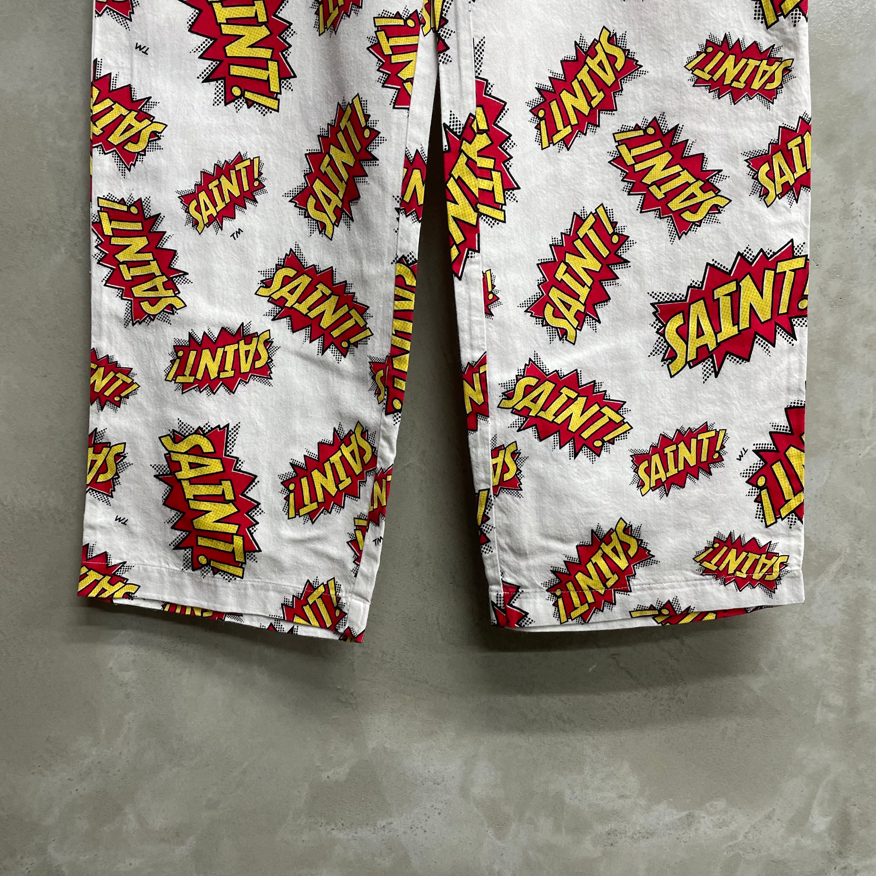 SAINT MICHAEL PAJAMA PANTS POW サイズL SAINT MICHAEL PAJAMA PANTS POW サイズL