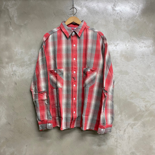 SAINT MICHAEL x SHERMER ACADEMY FLANNEL SHIRT -COLLABORATION-/ Saint Michael