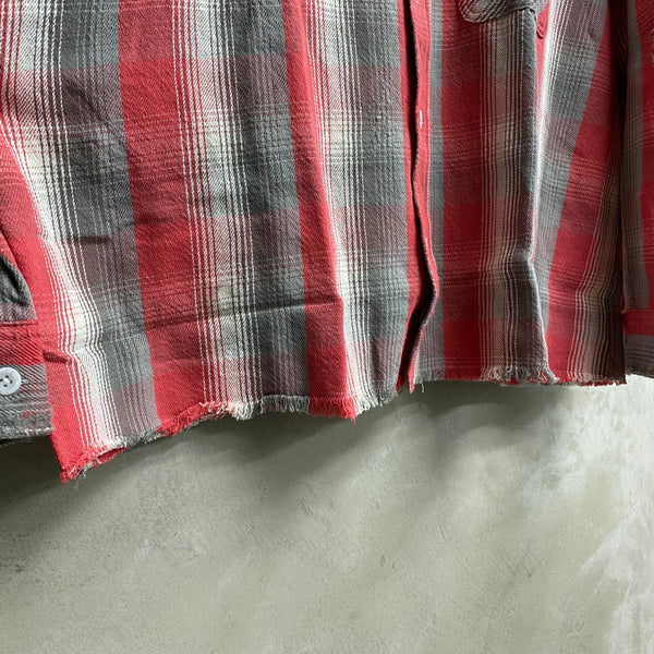 SAINT MICHAEL x SHERMER ACADEMY FLANNEL SHIRT -COLLABORATION-/ Saint Michael
