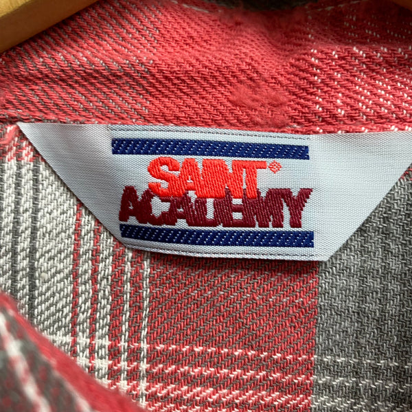 SAINT MICHAEL x SHERMER ACADEMY FLANNEL SHIRT -COLLABORATION-/ Saint Michael