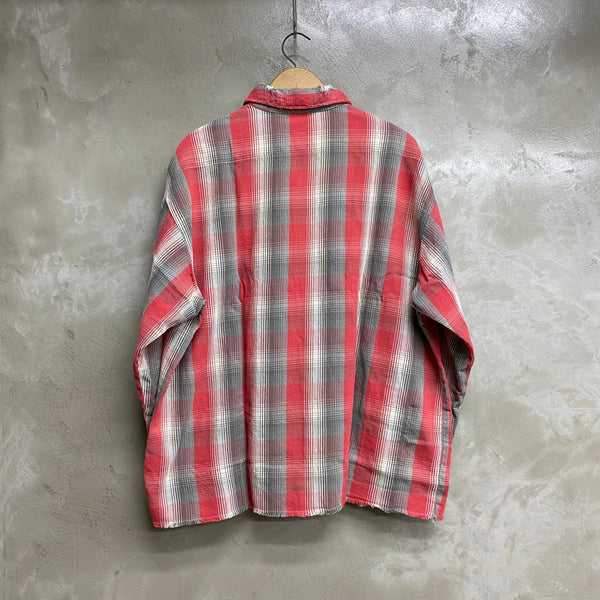 SAINT MICHAEL x SHERMER ACADEMY FLANNEL SHIRT -COLLABORATION-/ Saint Michael