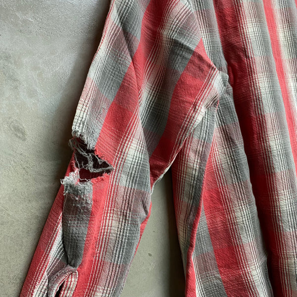 SAINT MICHAEL x SHERMER ACADEMY FLANNEL SHIRT -COLLABORATION-/ Saint Michael