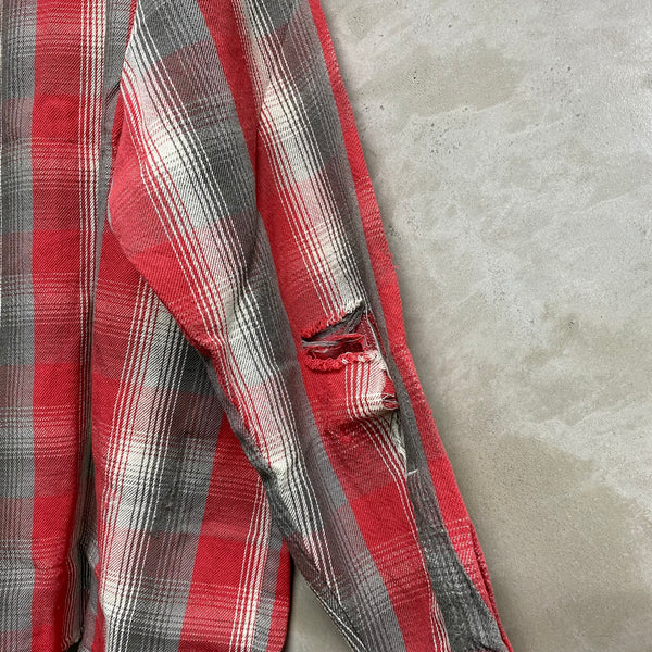 SAINT MICHAEL x SHERMER ACADEMY FLANNEL SHIRT -COLLABORATION-/ Saint Michael