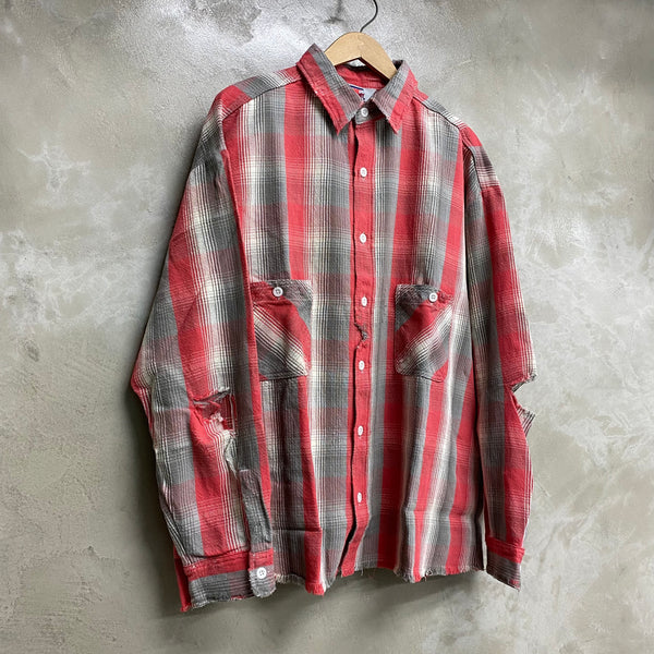 SAINT MICHAEL x SHERMER ACADEMY FLANNEL SHIRT -COLLABORATION-/ Saint Michael