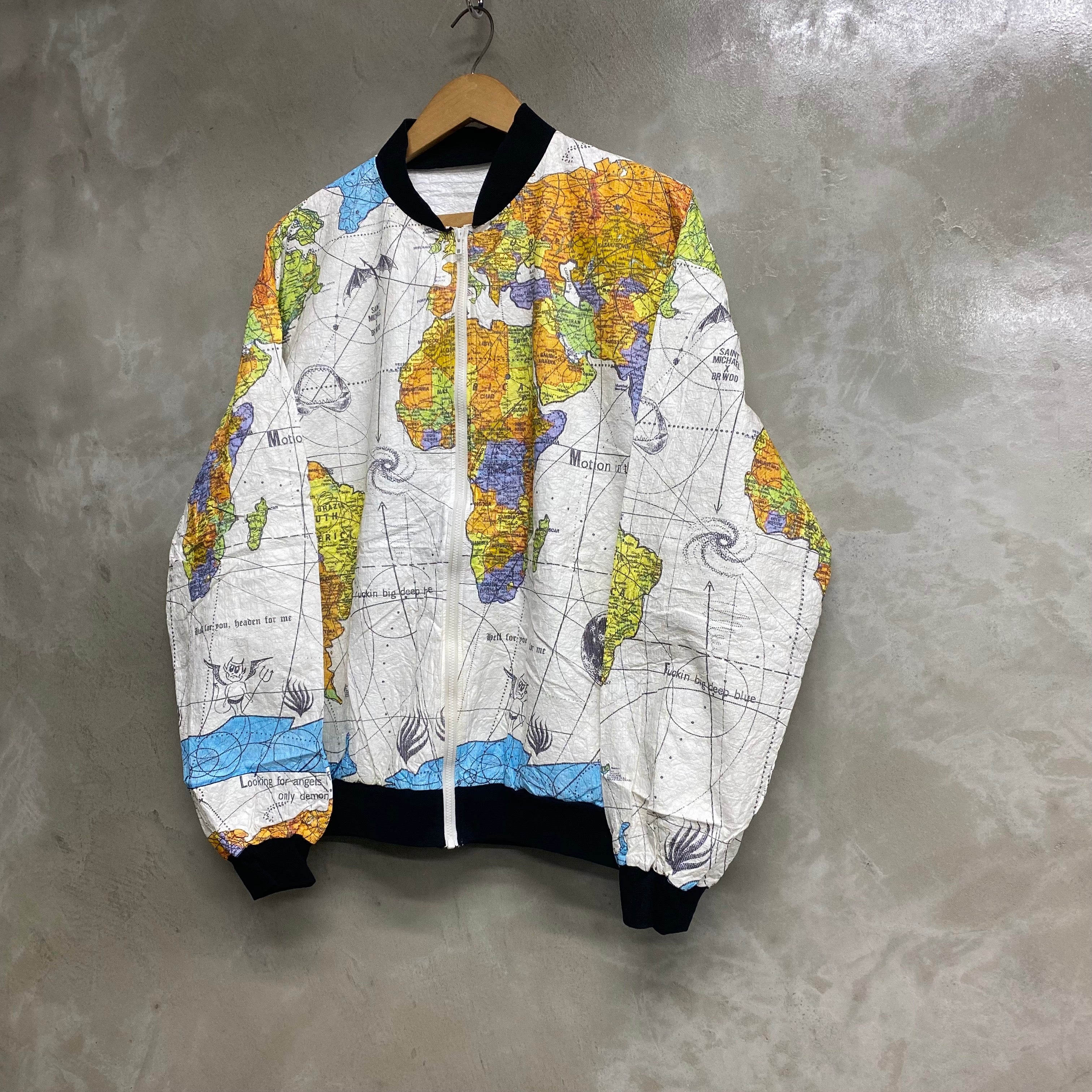 SAINT MICHAEL × DR.WOO BJ_PARER JACKET ' WORLD MAP ' / Saint Michael