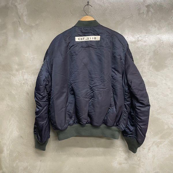 MARK VII REMAKE MA-1 ALPHA OFFICIAL CUSTOM for ANEX  / KURO DENIM