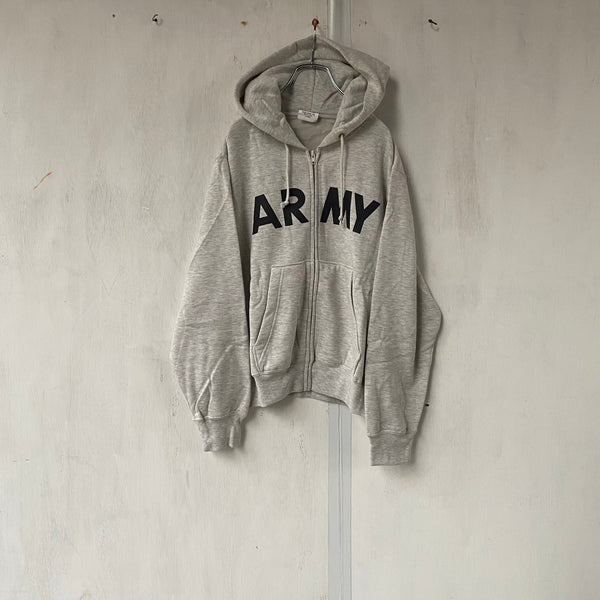 U.S.ARMY PFU ZIP UP SWEAT PARKA / U.S. MILITARY